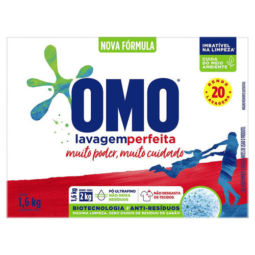 Kit 10 Caixas de sabão Omo Em Pó - 800g Lavagem Perfeita + 4 Amaciante Downy Brisa de verão em galão 3 L